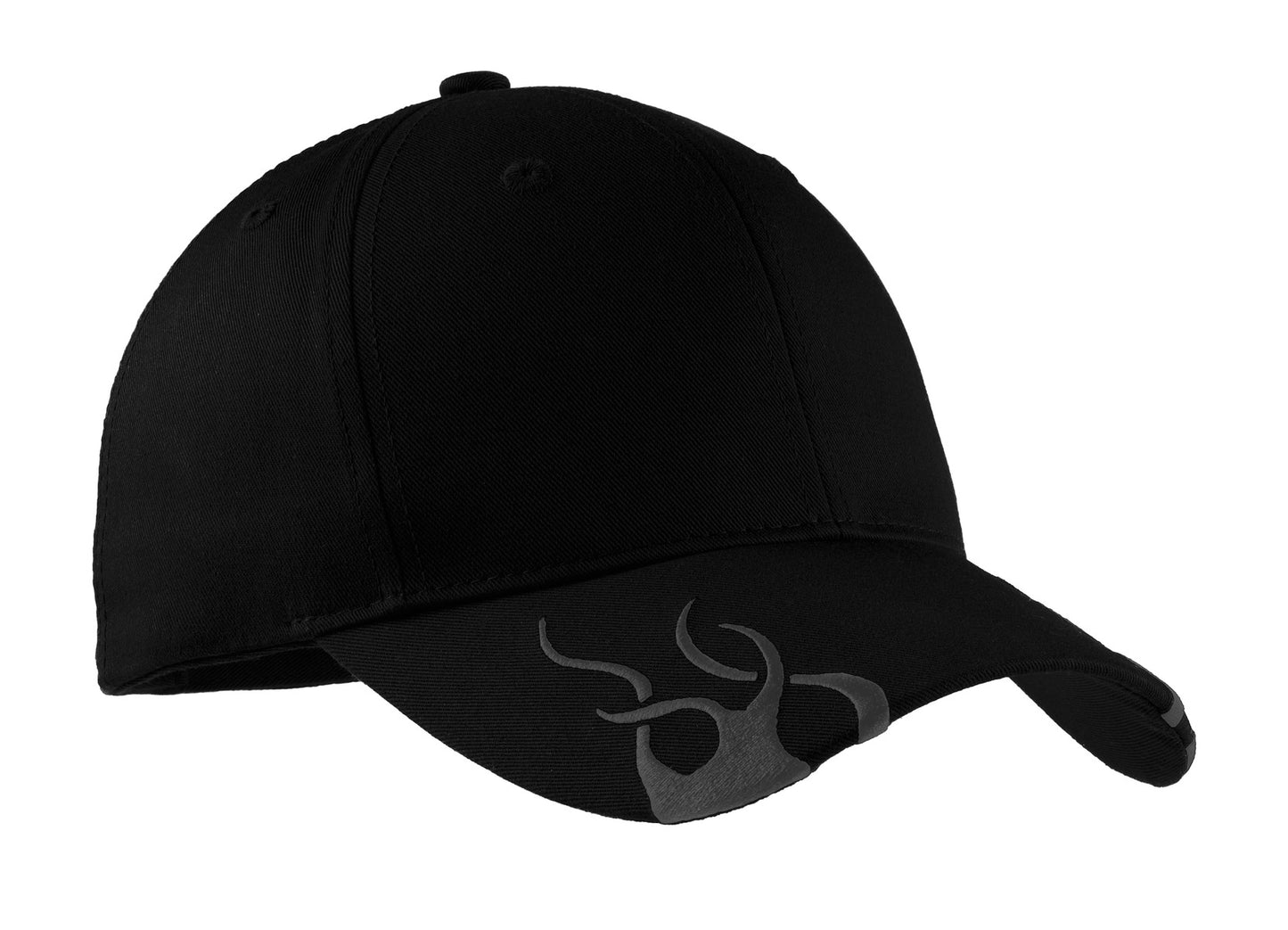 Port Authority Racing Cap with Flames. C857