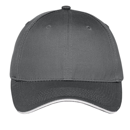 Port & Company Unstructured Sandwich Bill Cap. C919