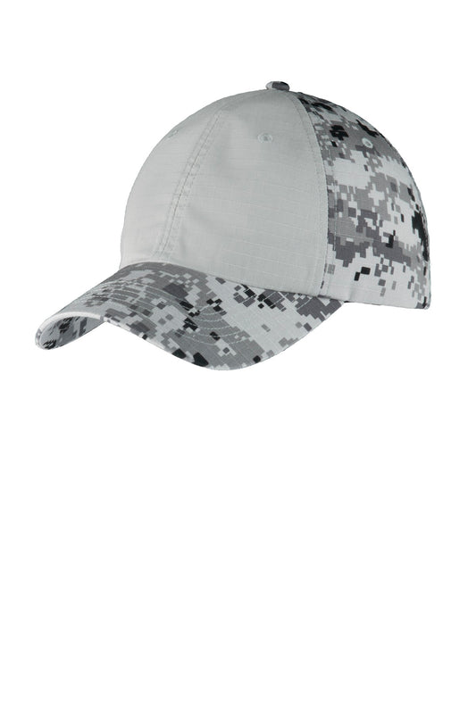 Port Authority Colorblock Digital Ripstop Camouflage Cap. C926