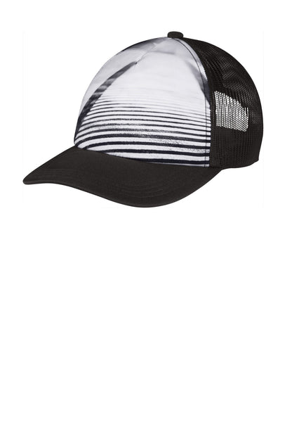 Port Authority Photo Real Snapback Trucker Cap C950