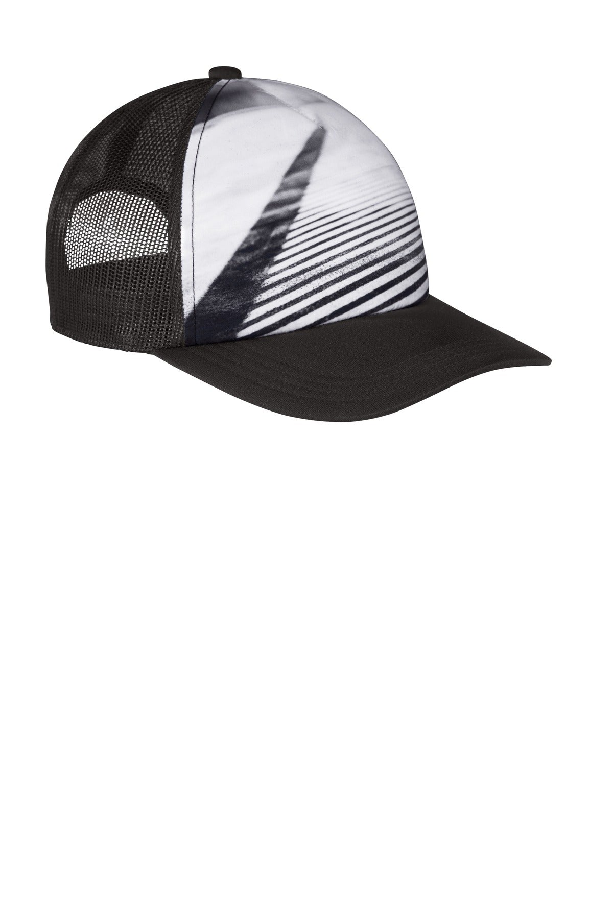 Port Authority Photo Real Snapback Trucker Cap C950