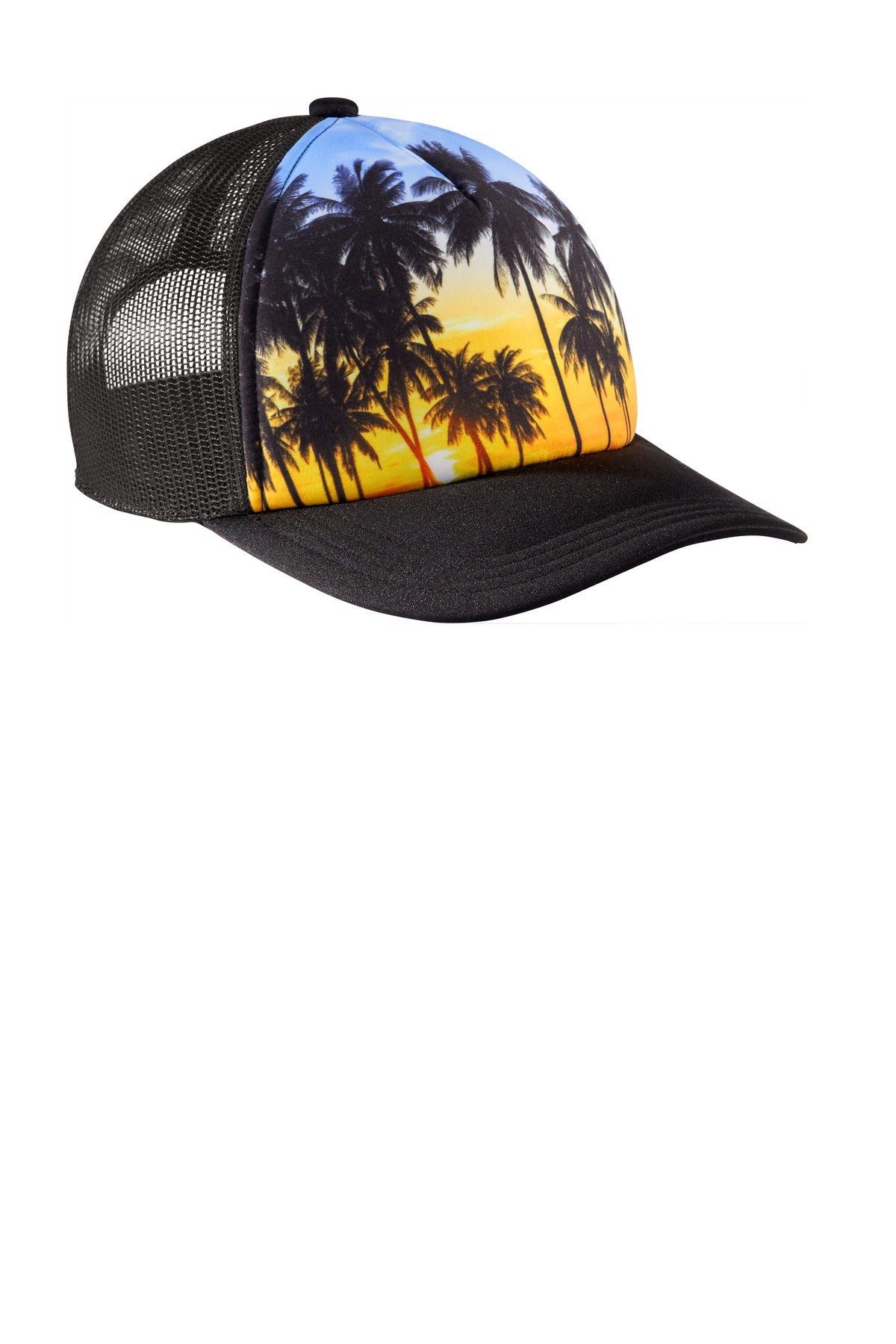 Port Authority Photo Real Snapback Trucker Cap C950