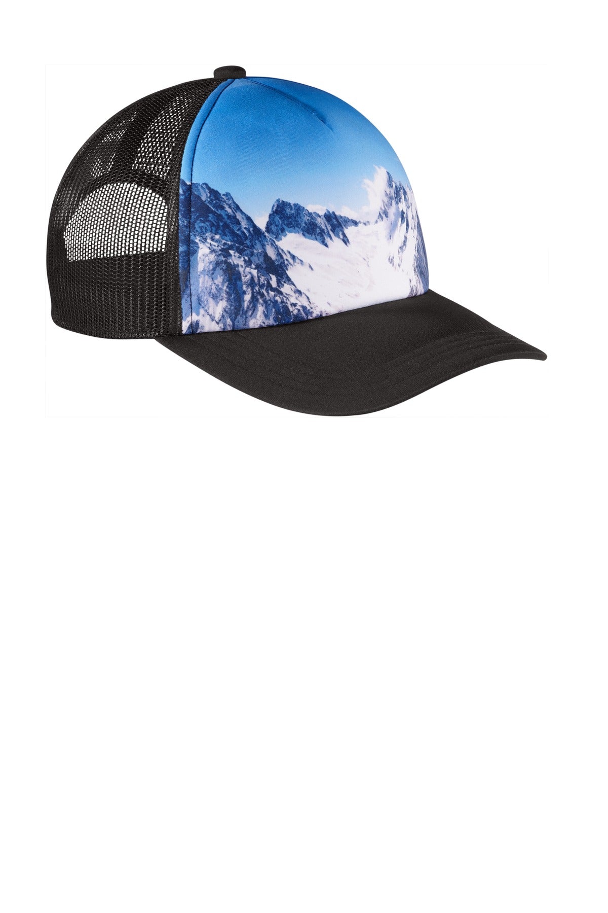 Port Authority Photo Real Snapback Trucker Cap C950