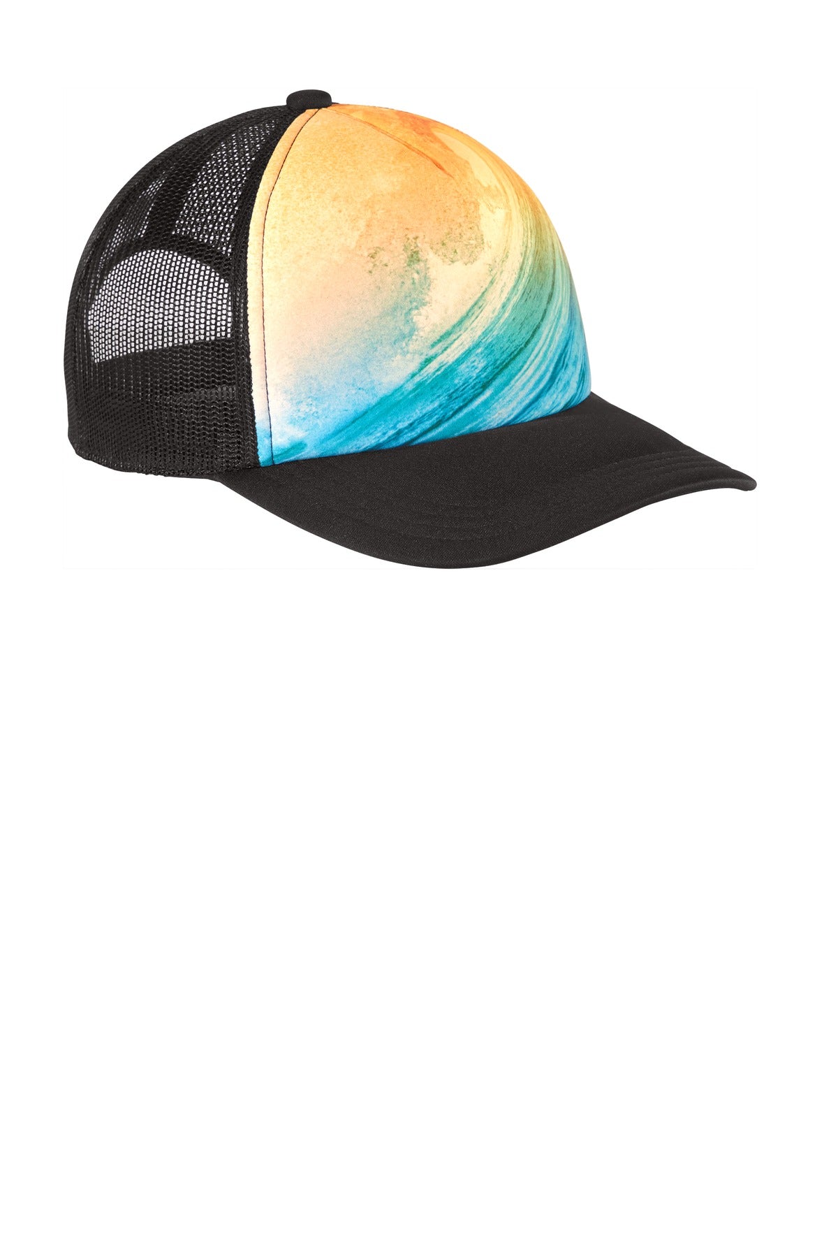 Port Authority Photo Real Snapback Trucker Cap C950