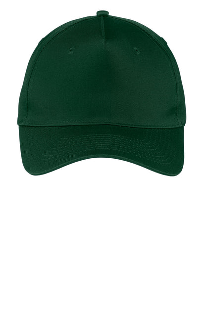Port & Company®Five-Panel Twill Cap. CP86