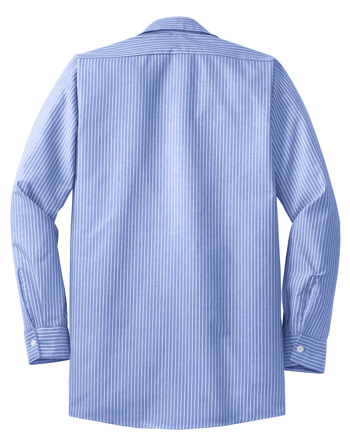Red Kap Long Size Long Sleeve Striped Industrial Work Shirt. CS10LONG