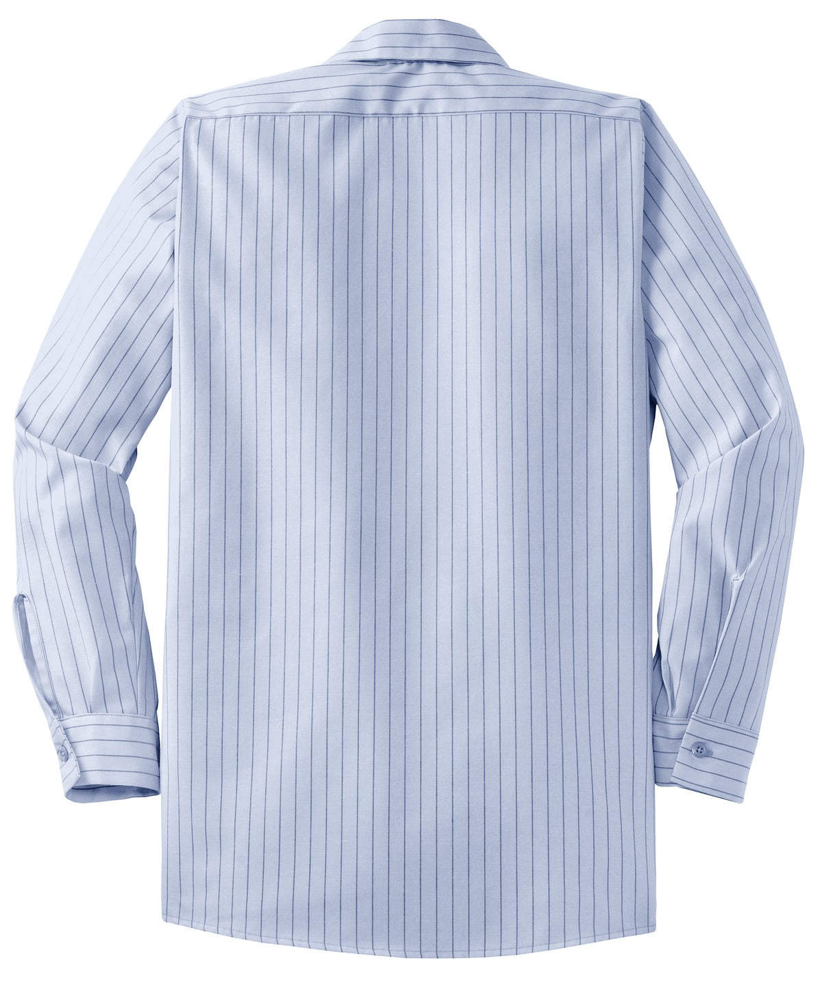 Red Kap Long Size Long Sleeve Striped Industrial Work Shirt. CS10LONG
