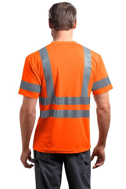 CornerStone - ANSI 107 Class 3 Short Sleeve Snag-Resistant Reflective T-Shirt. CS408