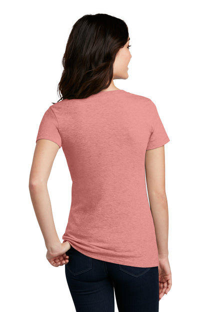 District Women's Perfect Blend CVC V-Neck Tee. DM1190L