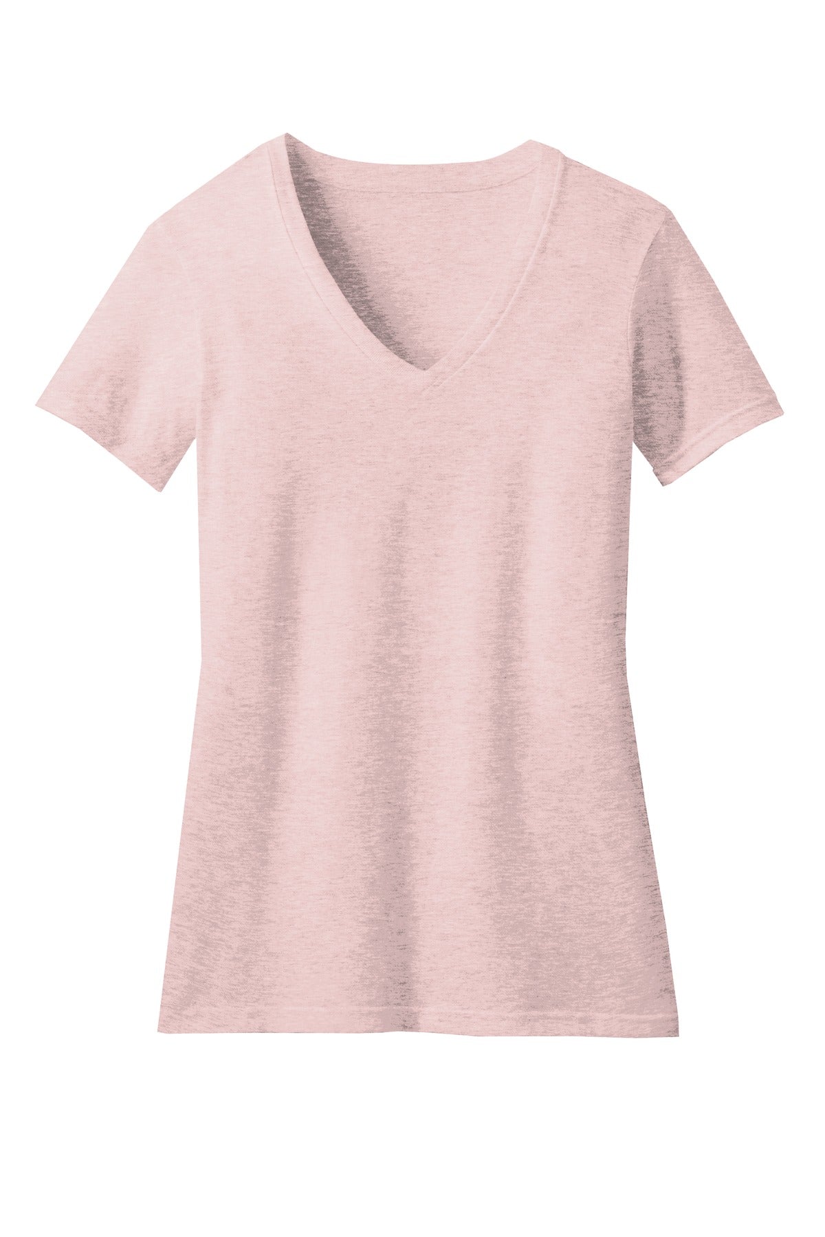 District Women's Perfect Blend CVC V-Neck Tee. DM1190L