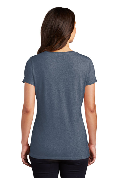 District Women's Perfect Tri V-Neck Tee. DM1350L