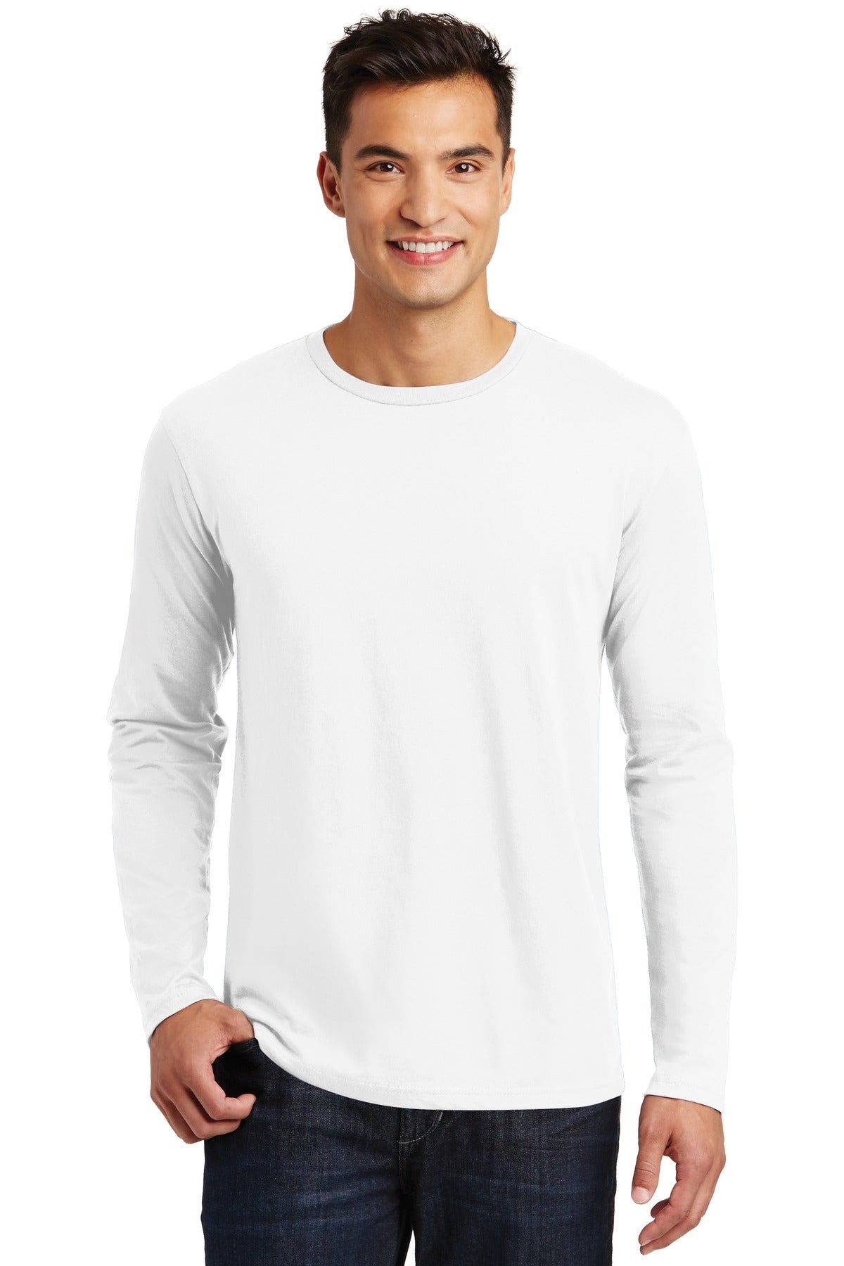 District Perfect Weight Long Sleeve Tee. DT105