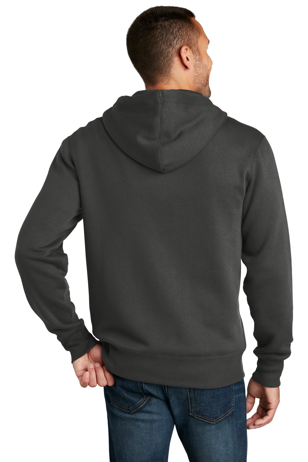 District Perfect Weight Fleece Full-Zip Hoodie DT1103