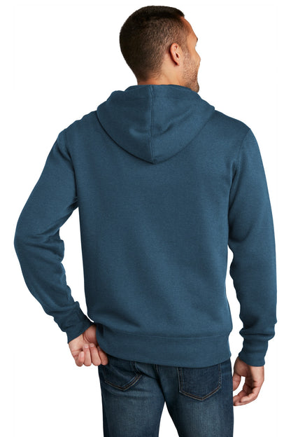 District Perfect Weight Fleece Full-Zip Hoodie DT1103