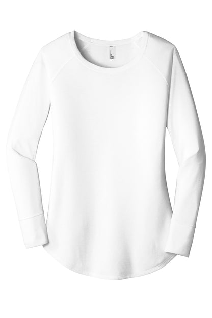 District Women's Perfect Tri Long Sleeve Tunic Tee. DT132L