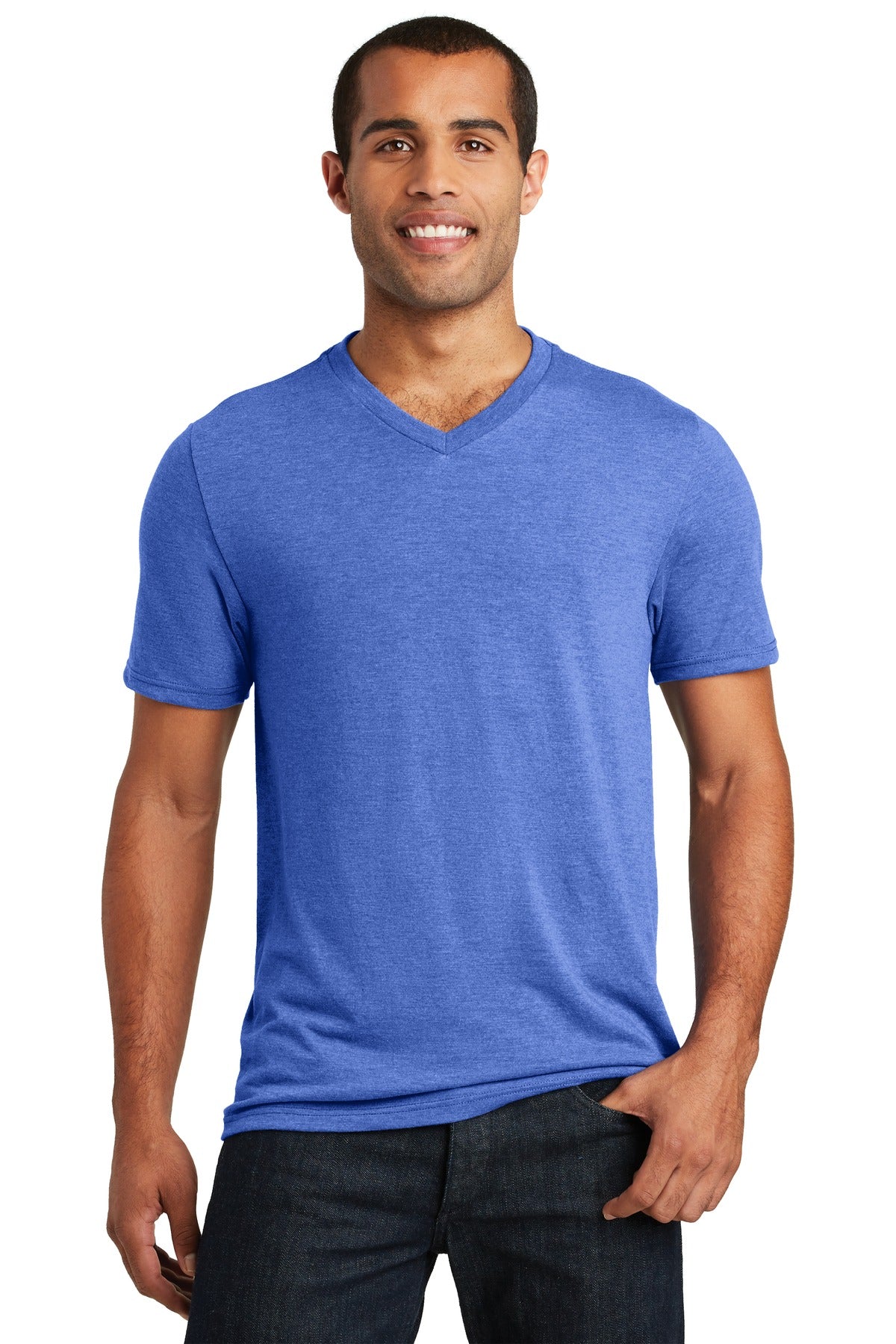 District Perfect Tri V-Neck Tee. DT1350