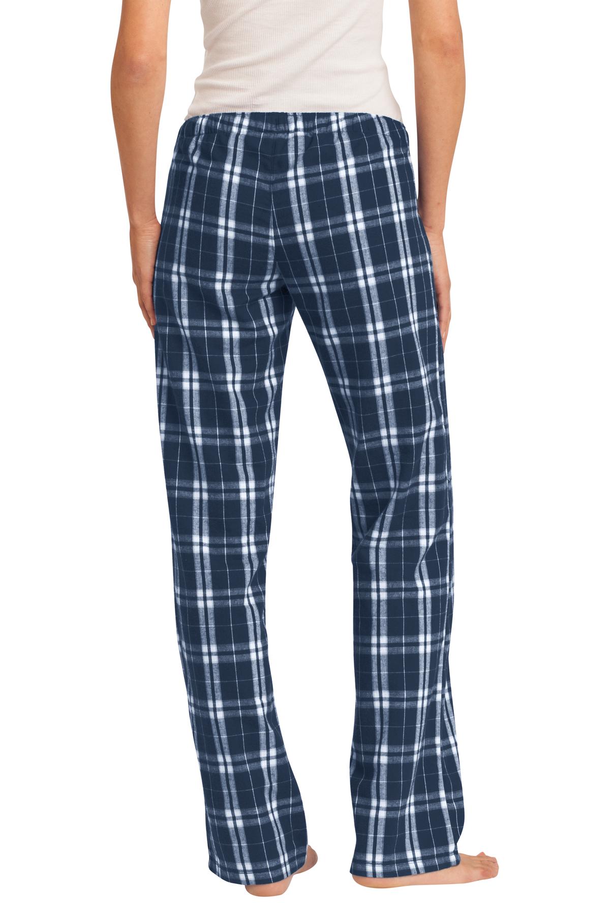 District Women's Flannel Plaid Pant. DT2800