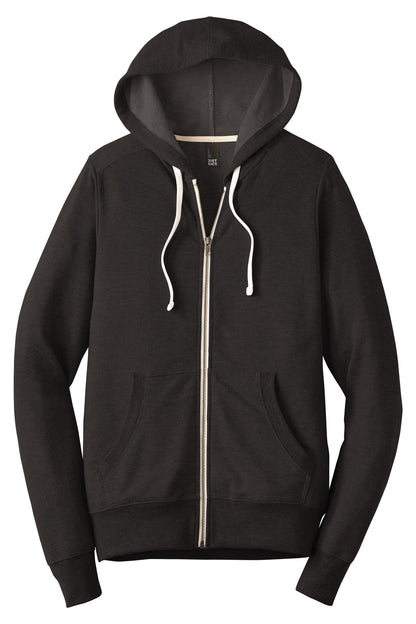 District Perfect Tri French Terry Full-Zip Hoodie. DT356