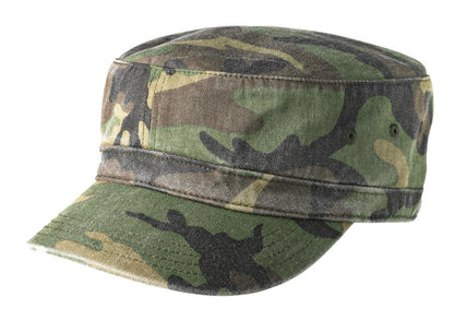 District Distressed Military Hat. DT605