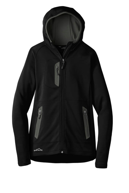 Eddie Bauer Ladies Sport Hooded Full-Zip Fleece Jacket. EB245