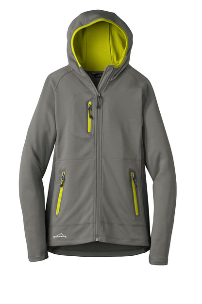 Eddie Bauer Ladies Sport Hooded Full-Zip Fleece Jacket. EB245