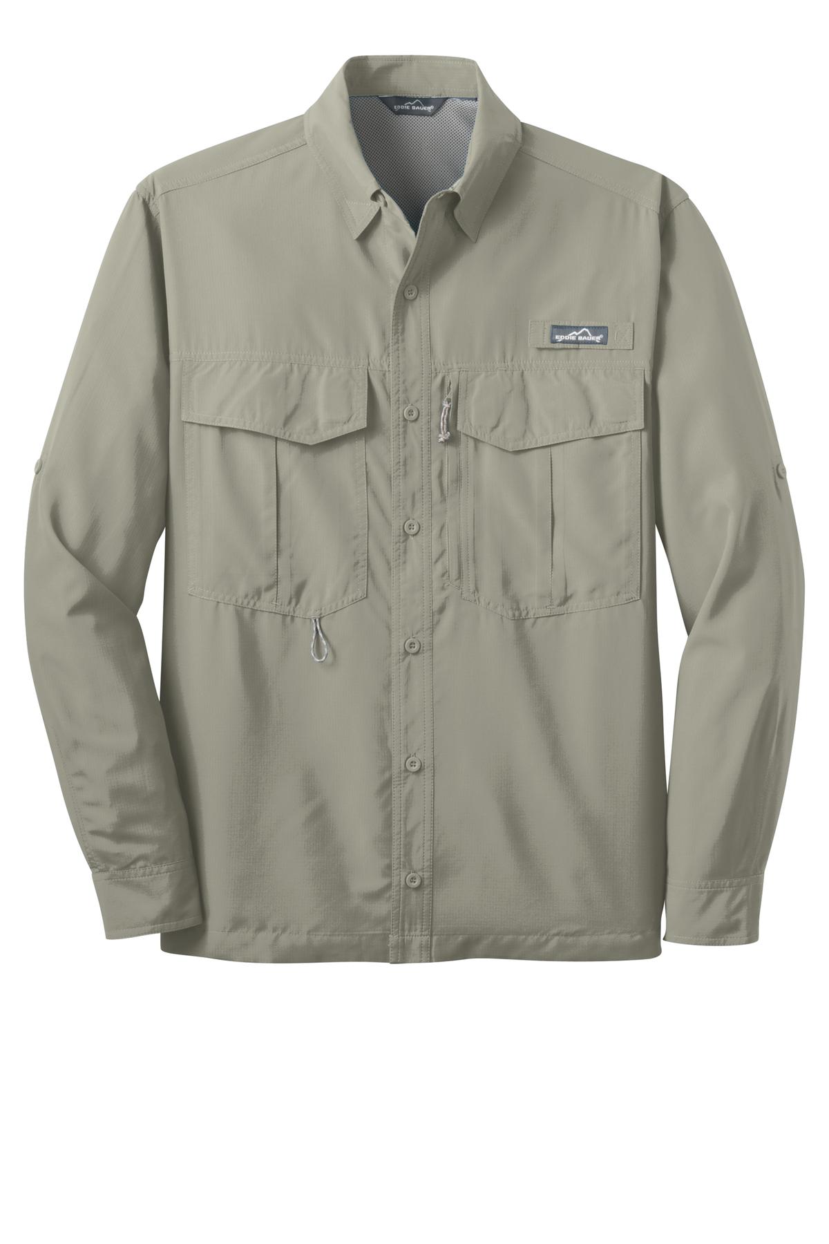 Eddie Bauer - Long Sleeve Performance Fishing Shirt. EB600