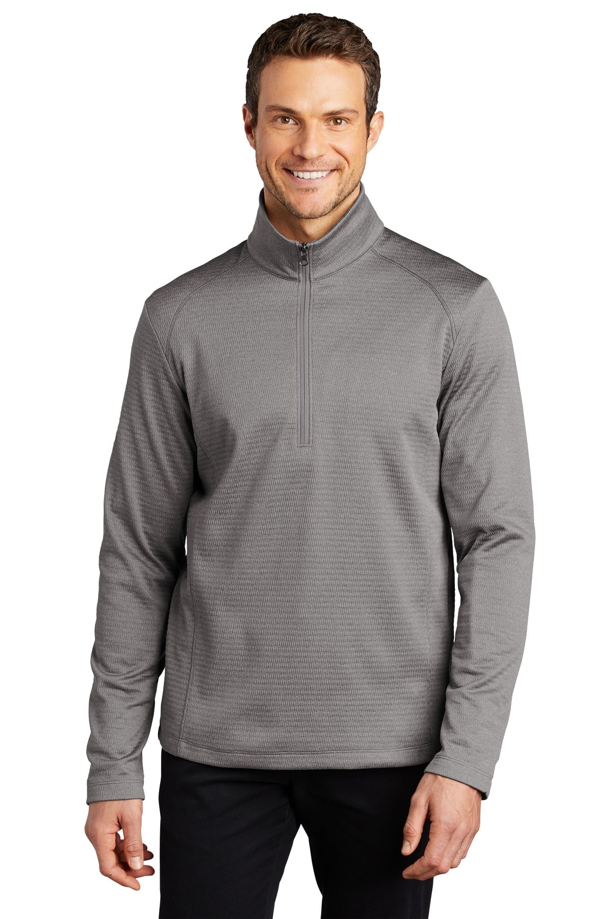 Port Authority Diamond Heather Fleece 1/4-Zip Pullover F248