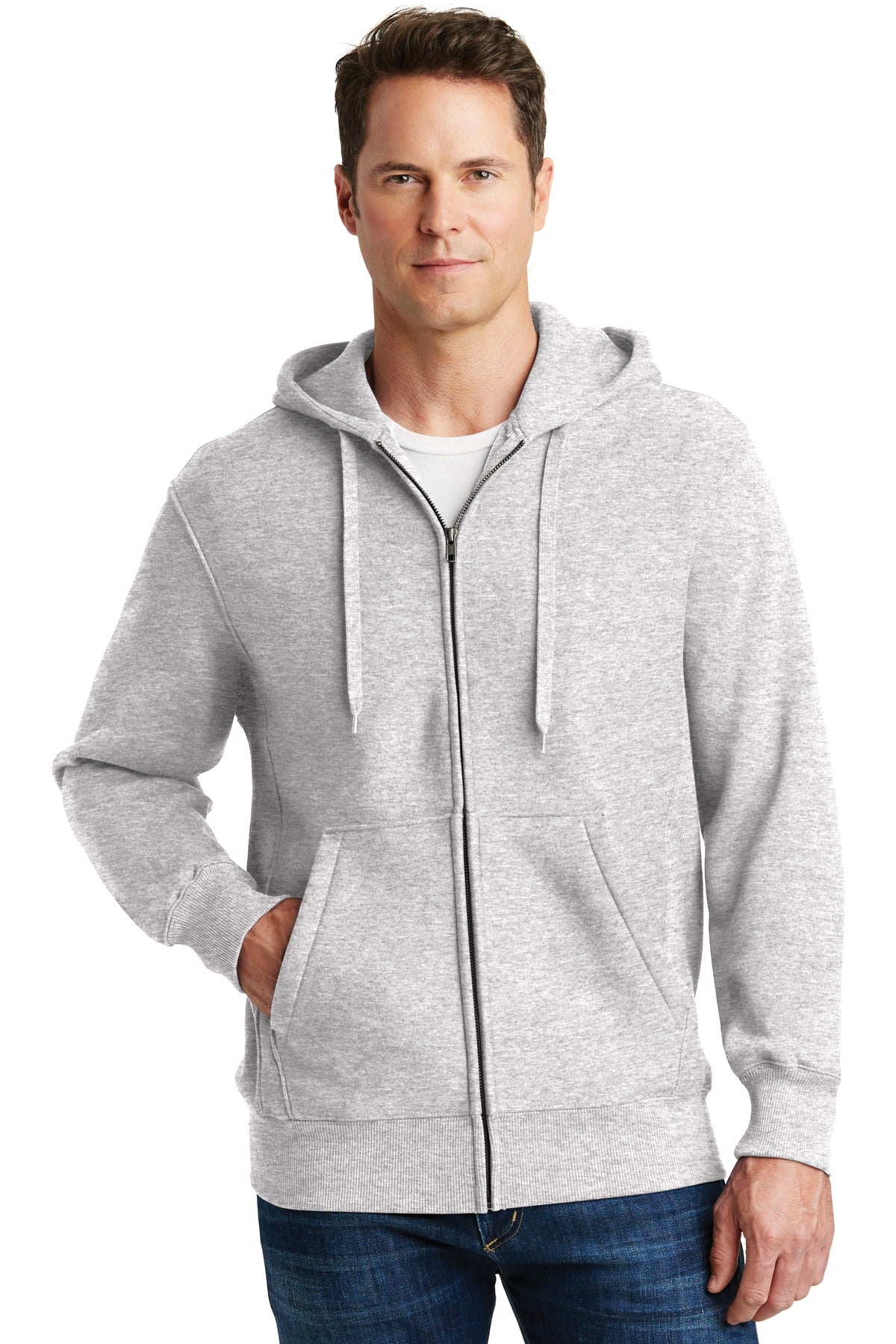 Sport-Tek Super Heavyweight Full-Zip Hooded Sweatshirt. F282