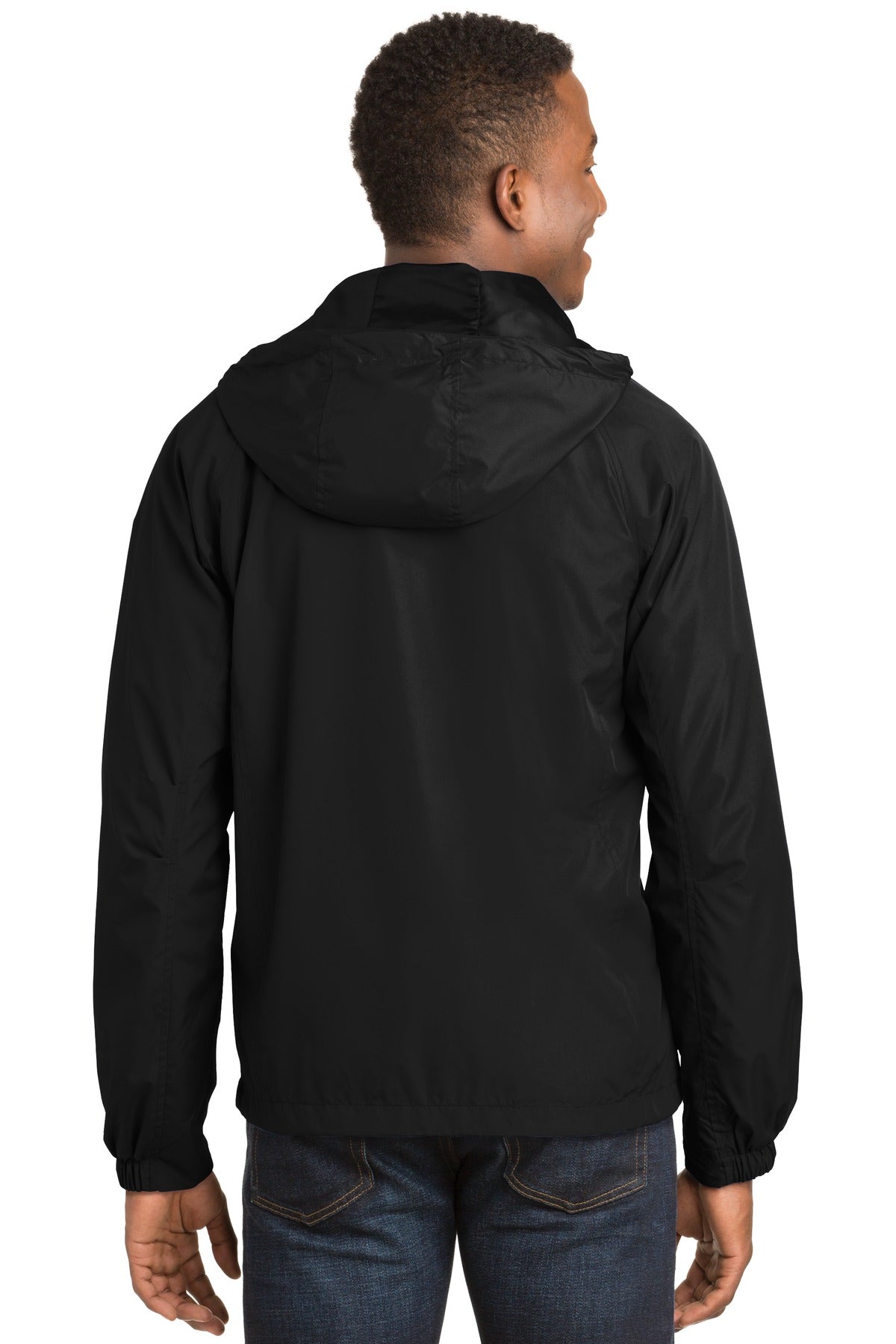 Sport-Tek Hooded Raglan Jacket. JST73