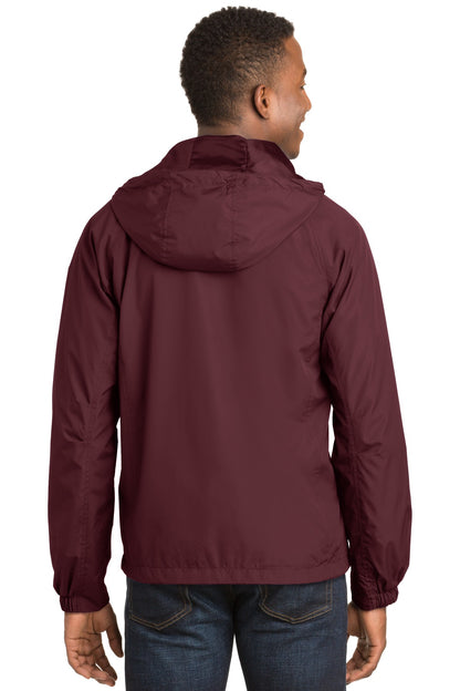 Sport-Tek Hooded Raglan Jacket. JST73