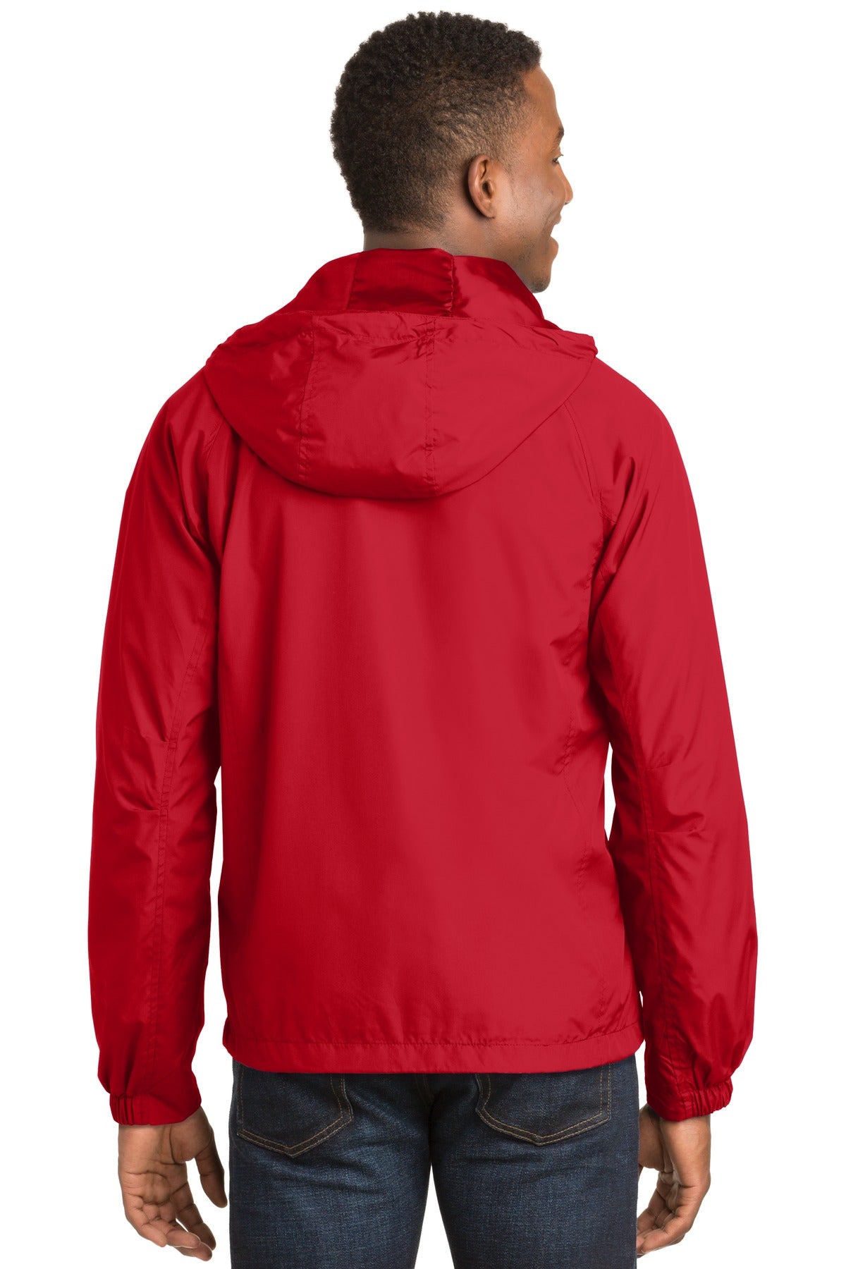 Sport-Tek Hooded Raglan Jacket. JST73