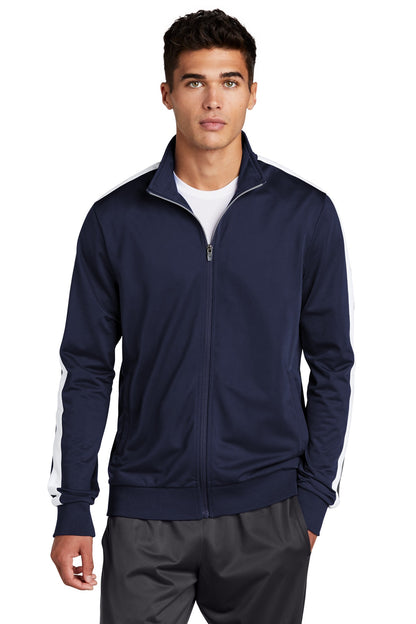 Sport-Tek Tricot Track Jacket. JST94