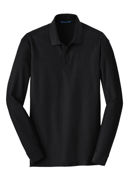Port Authority Long Sleeve Core Classic Pique Polo. K100LS