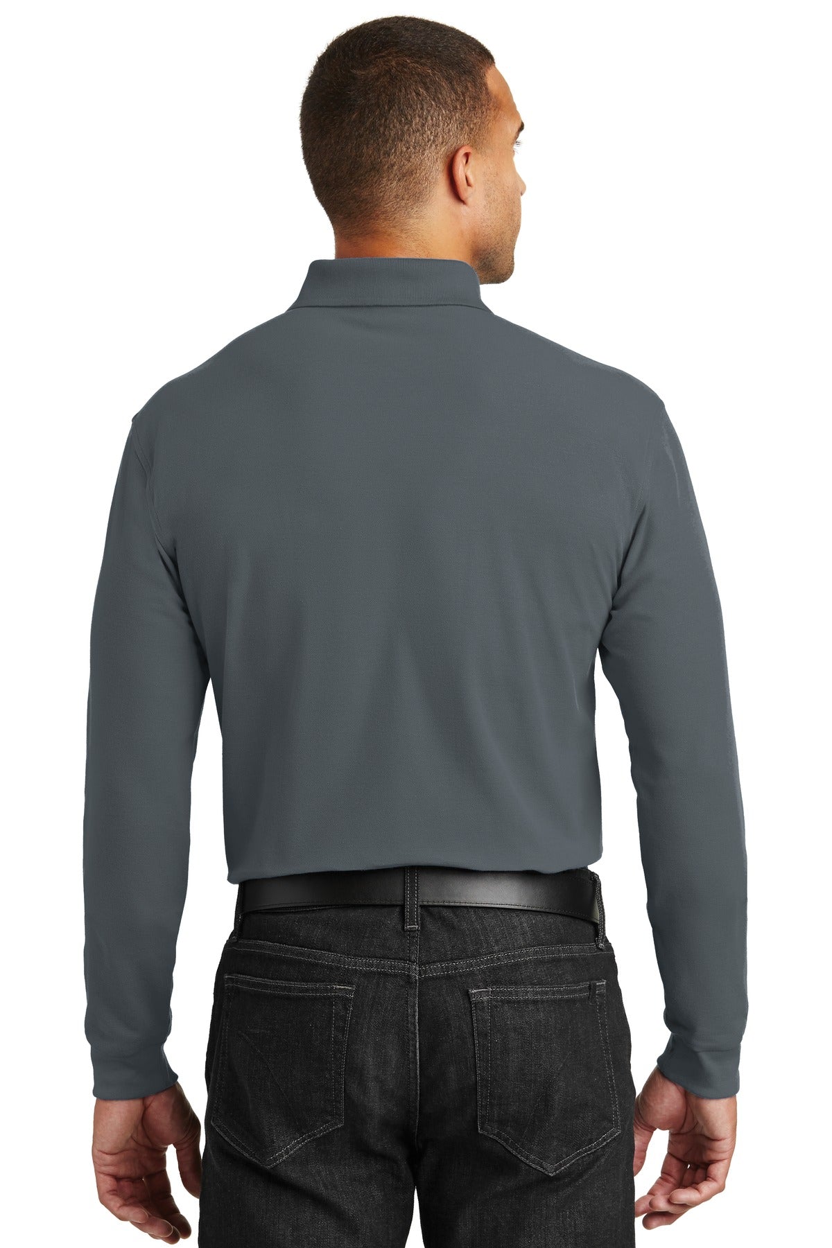 Port Authority Long Sleeve Core Classic Pique Polo. K100LS