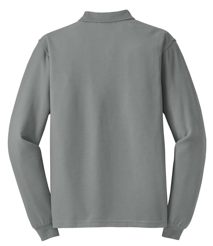 Port Authority Silk Touch™ Long Sleeve Polo. K500LS