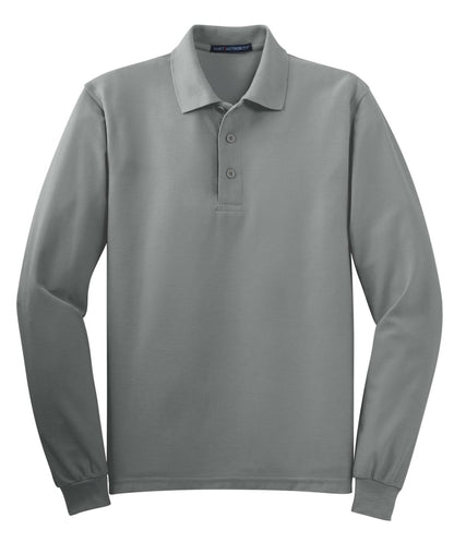 Port Authority Silk Touch™ Long Sleeve Polo. K500LS