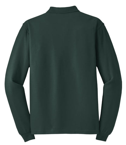 Port Authority Silk Touch™ Long Sleeve Polo. K500LS