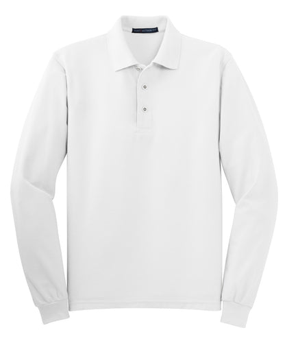 Port Authority Silk Touch™ Long Sleeve Polo. K500LS