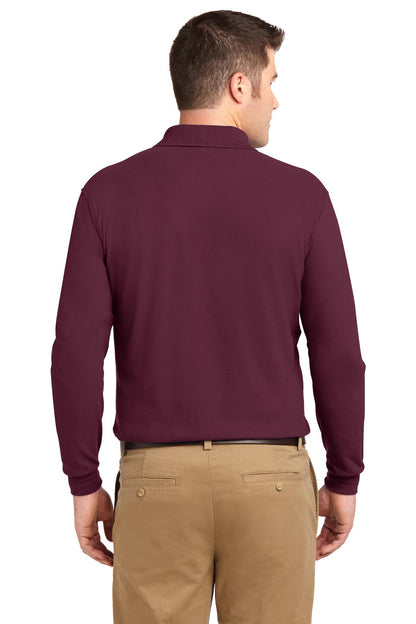 Port Authority Silk Touch™ Long Sleeve Polo. K500LS