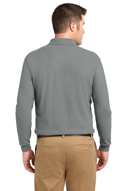 Port Authority Silk Touch™ Long Sleeve Polo. K500LS