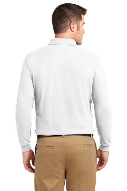 Port Authority Silk Touch™ Long Sleeve Polo. K500LS