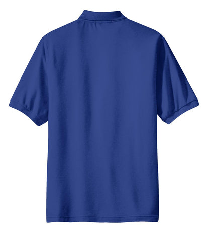 Port Authority Silk Touch™ Polo with Pocket. K500P