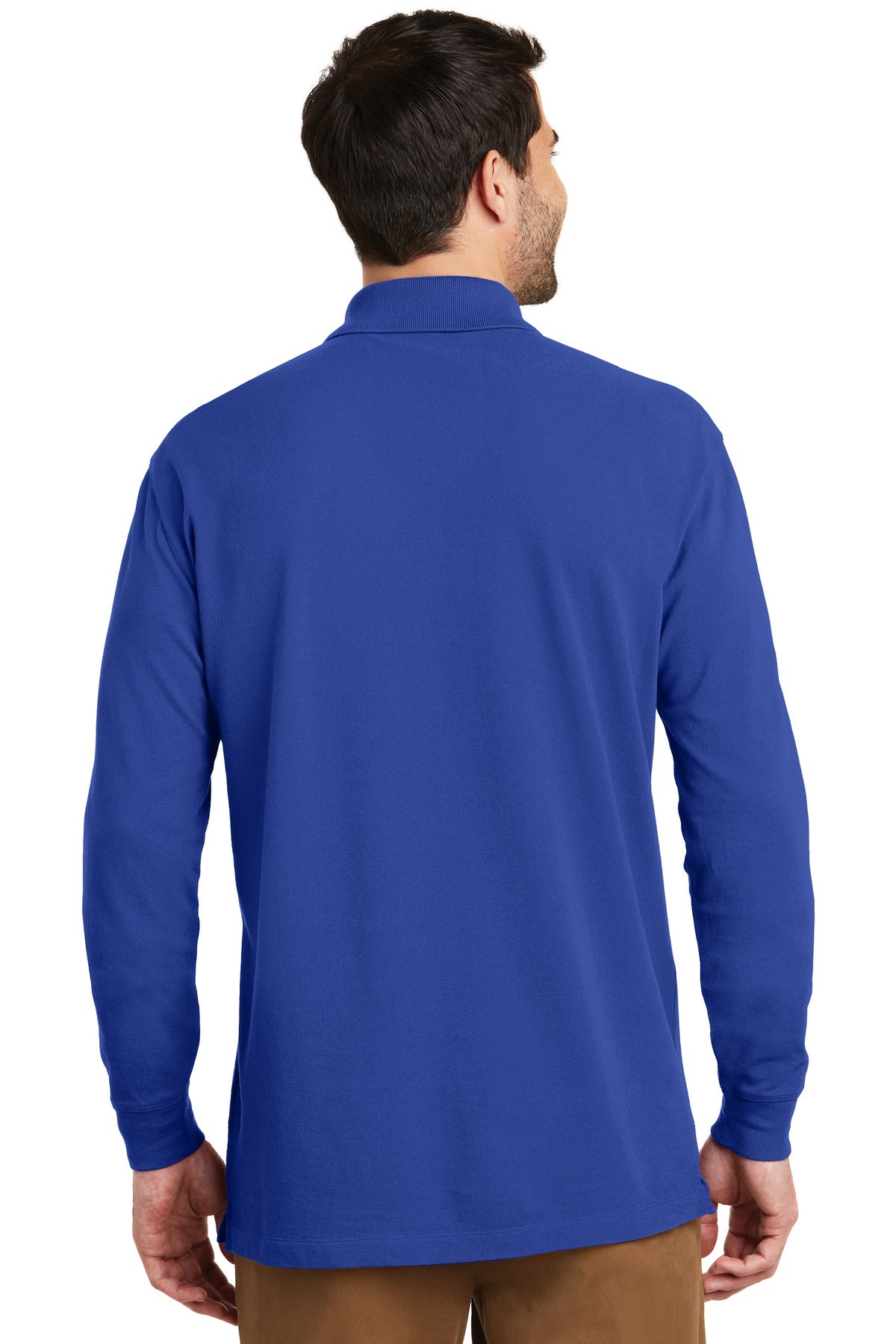 Port Authority EZCotton Long Sleeve Polo. K8000LS