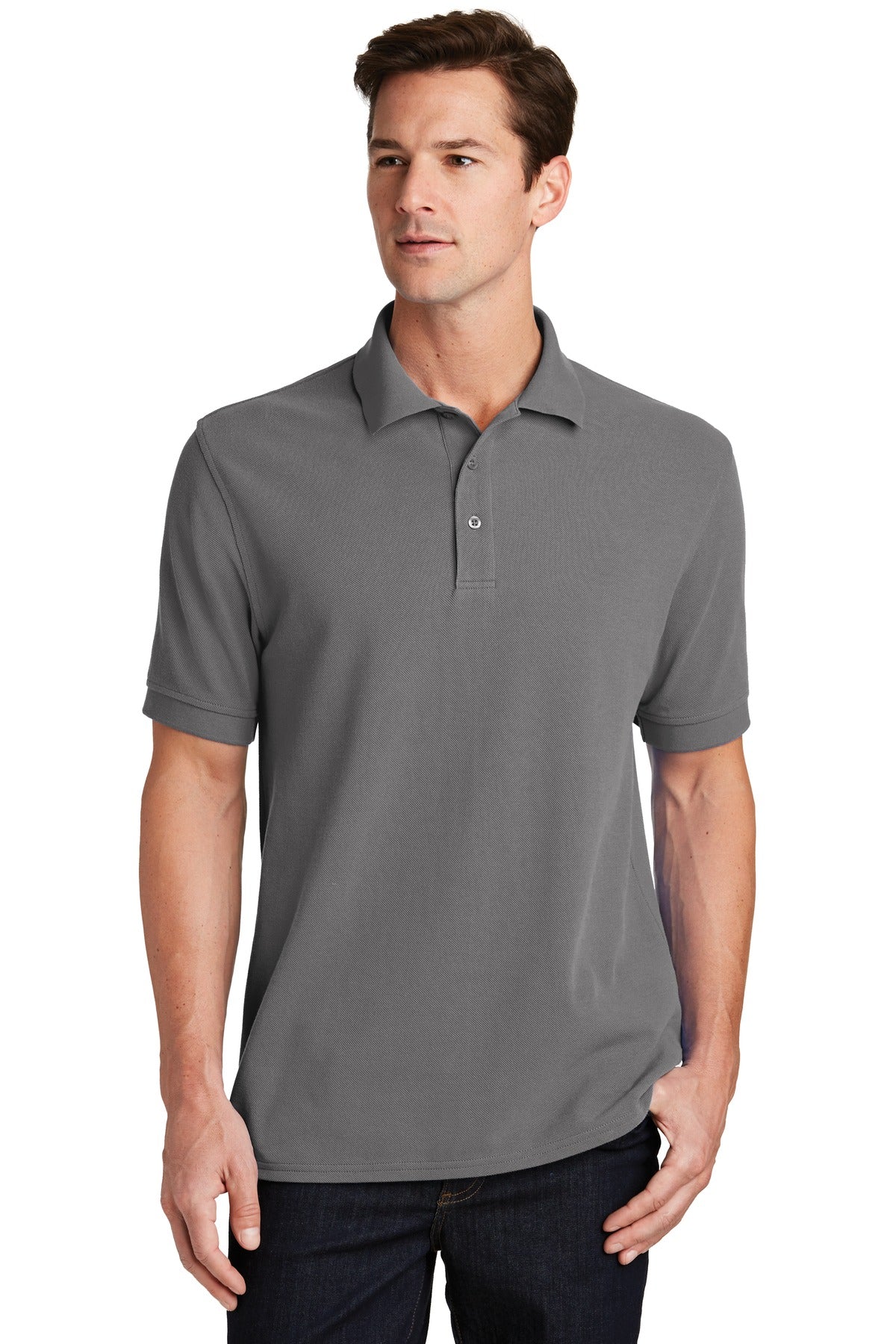 Port & Company Combed Ring Spun Pique Polo. KP1500