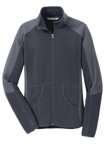 Port Authority Ladies Colorblock Microfleece Jacket. L230