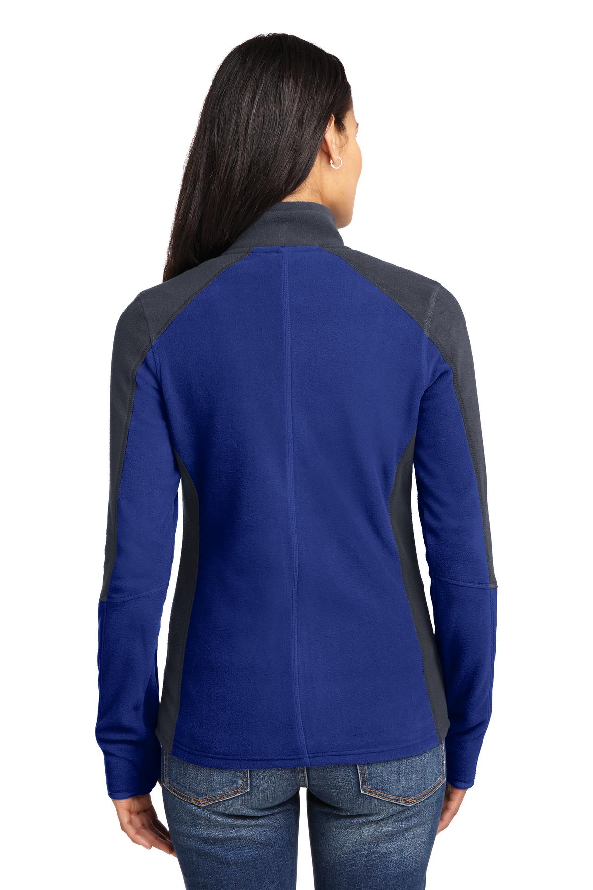 Port Authority Ladies Colorblock Microfleece Jacket. L230