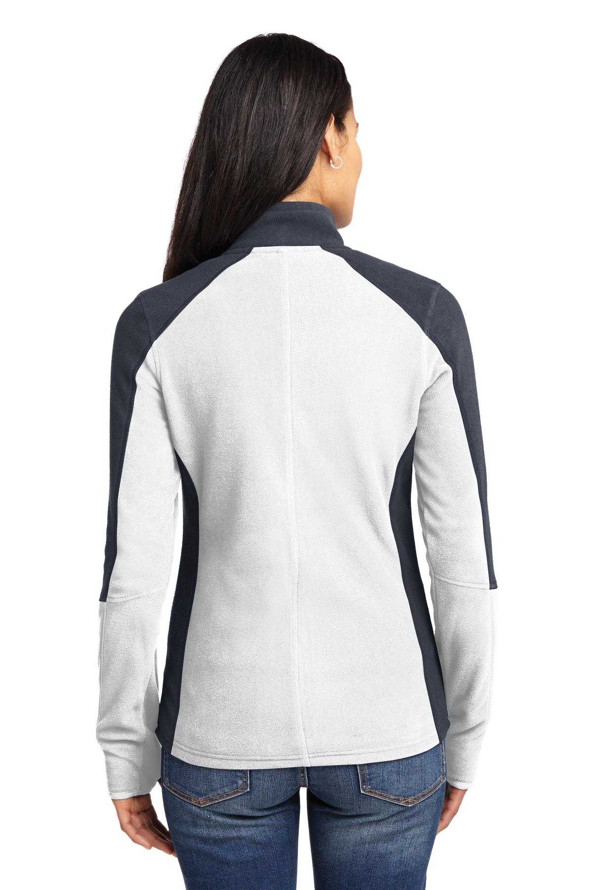 Port Authority Ladies Colorblock Microfleece Jacket. L230