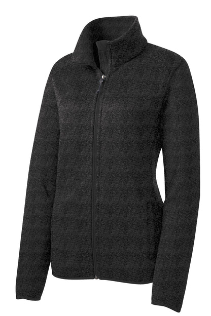 Port Authority Ladies Sweater Fleece Jacket. L232