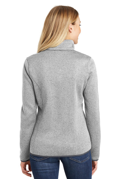 Port Authority Ladies Sweater Fleece Jacket. L232