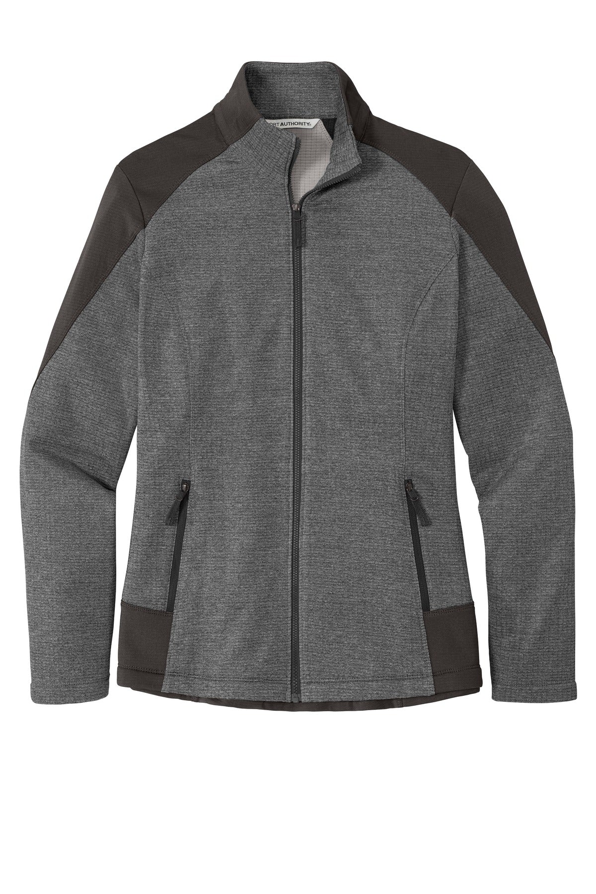 Port Authority Ladies Grid Fleece Jacket. L239